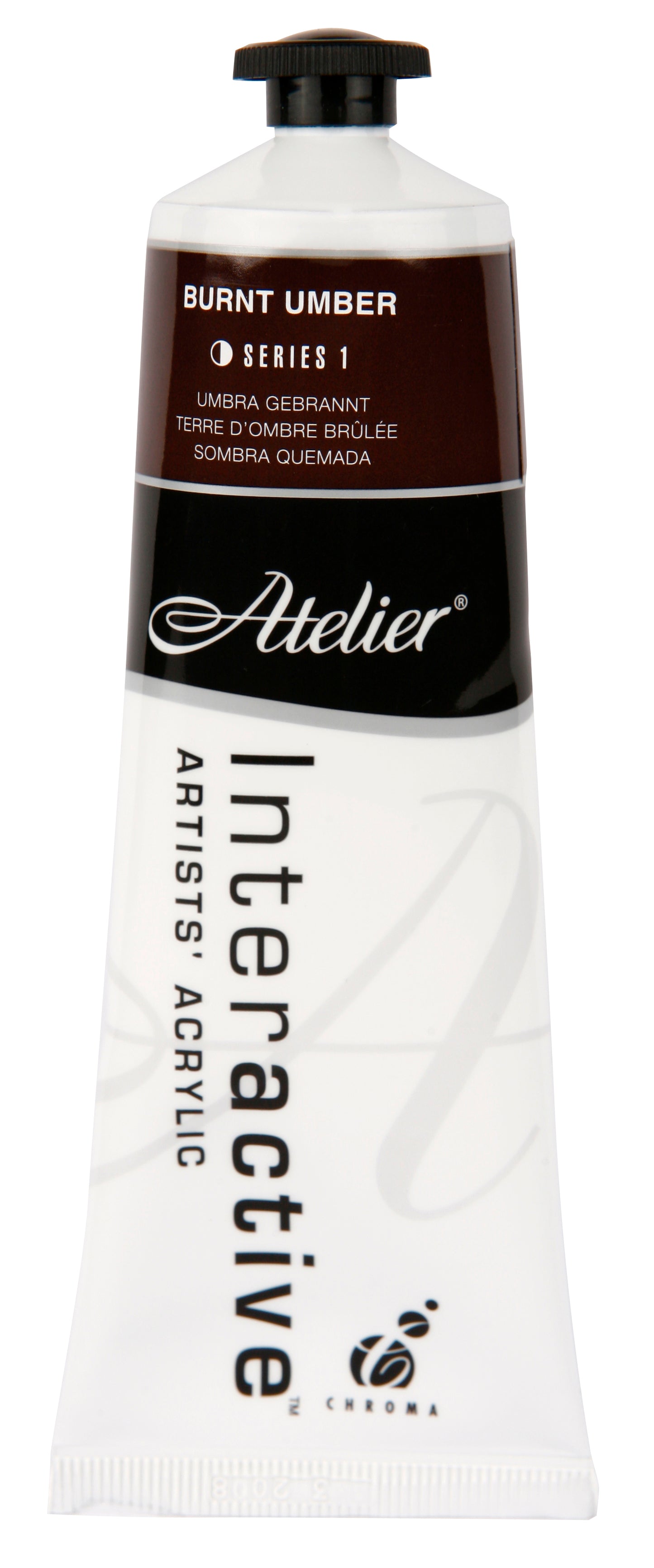 Burnt Umber 80ml - Atelier Acrylic Paint S1