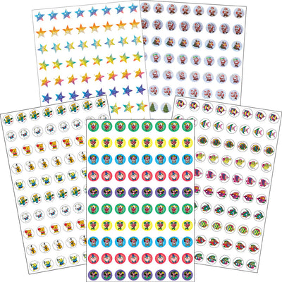 Assorted - Dynamic Glitz Merit Stickers (Pack of 940)
