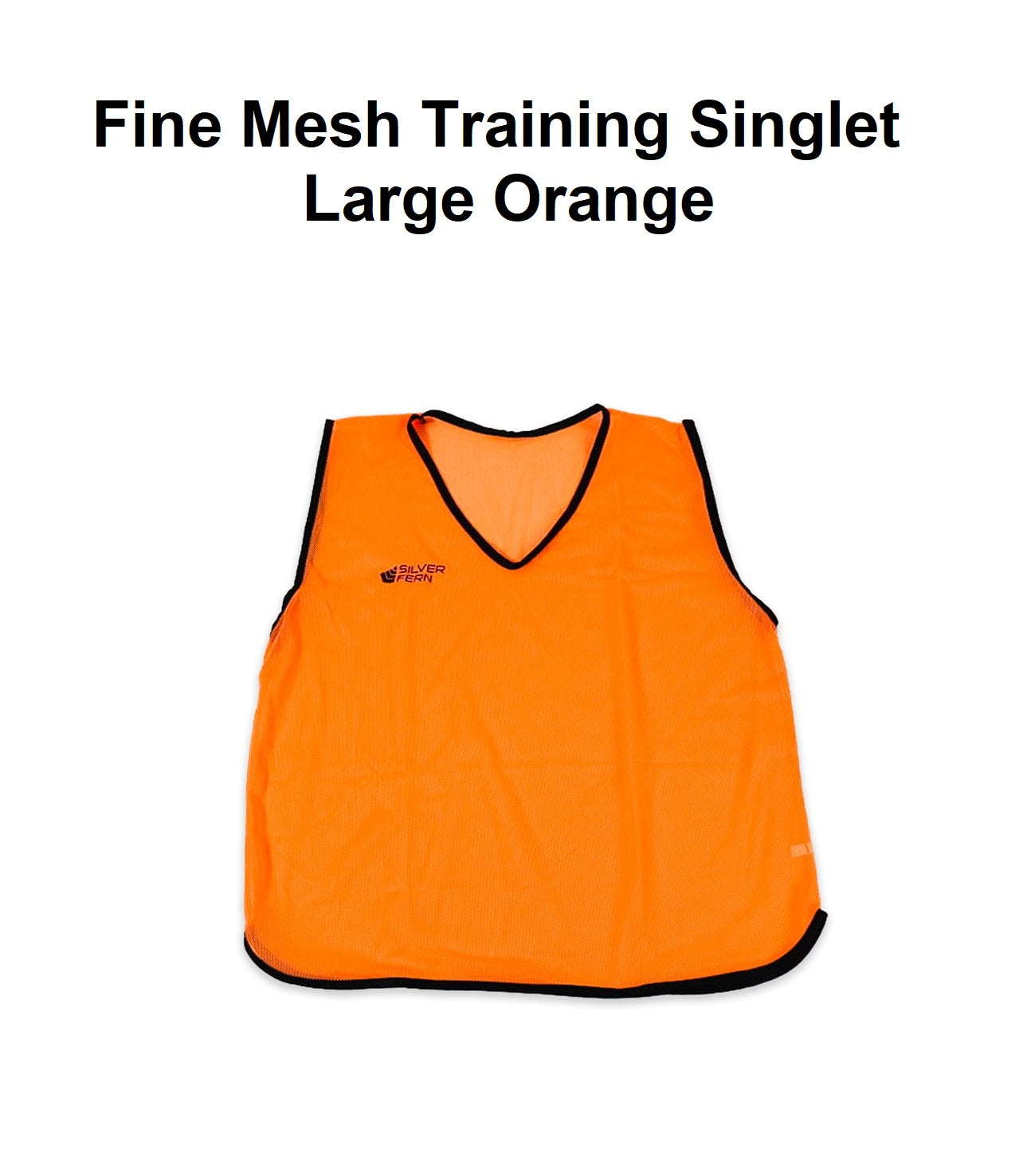 Fine Mesh Training Singlet - Large Orange