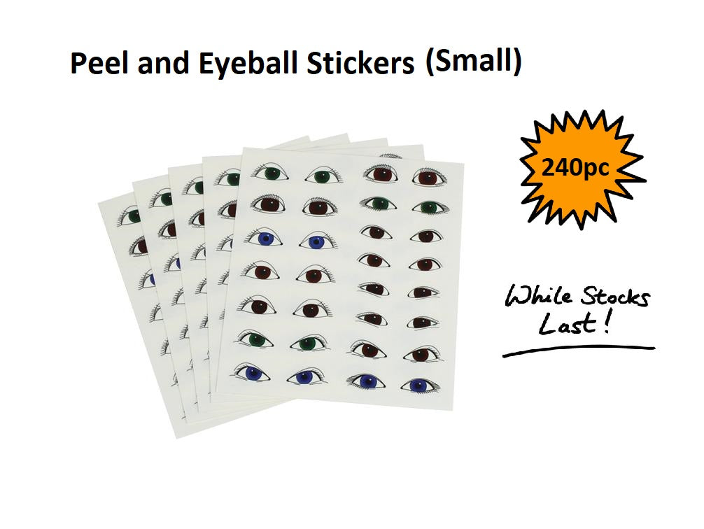 Peel And Stick Eyes - Small