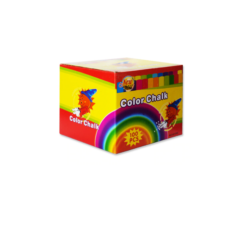 School Chalk - Coloured 100's