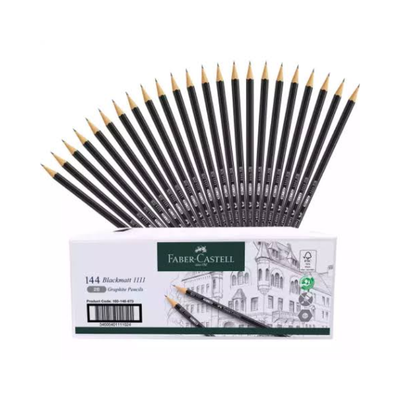 Faber Castell 1111 Blacklead Pencil - HB - Pack of 144