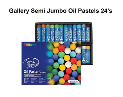 Mungyo Gallery Oil Pastels - Semi Jumbo 24's