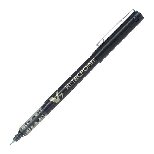 Black - Pilot Hi-Tecpoint V7 Pen - Fine