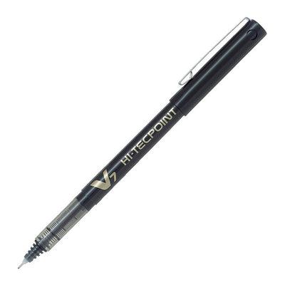 Black - Pilot Hi-Tecpoint V7 Pen - Fine