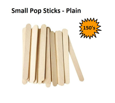 Small Popsticks - Plain - 150pcs