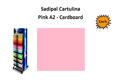 A2 - Cardboard - Single Sheets - Pink