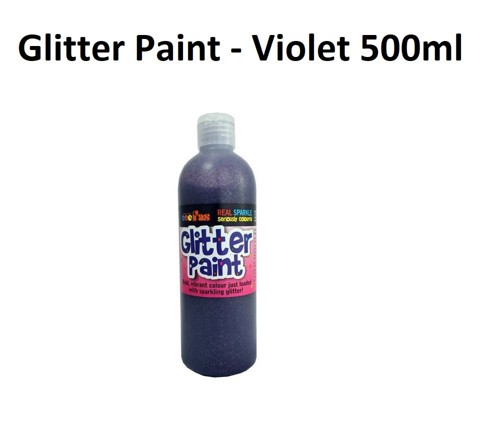 Violet (Purple) 500mL - Glitter Paint