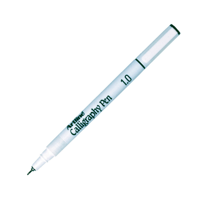 Black - Artline 241 Calligraphy Pen 1mm