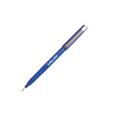 Blue - Artline 200 Fineliner Pen 0.4mm