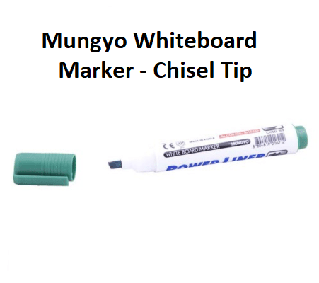 Green - Chisel Tip Mungyo Whiteboard Marker