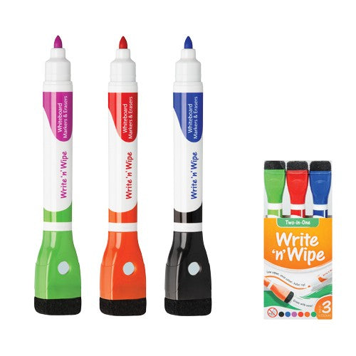 Write N Wipe Double Ended Magnetic Whiteboard Set