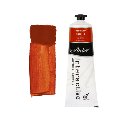 Red Gold 80ml - Atelier Acrylic Paint S3